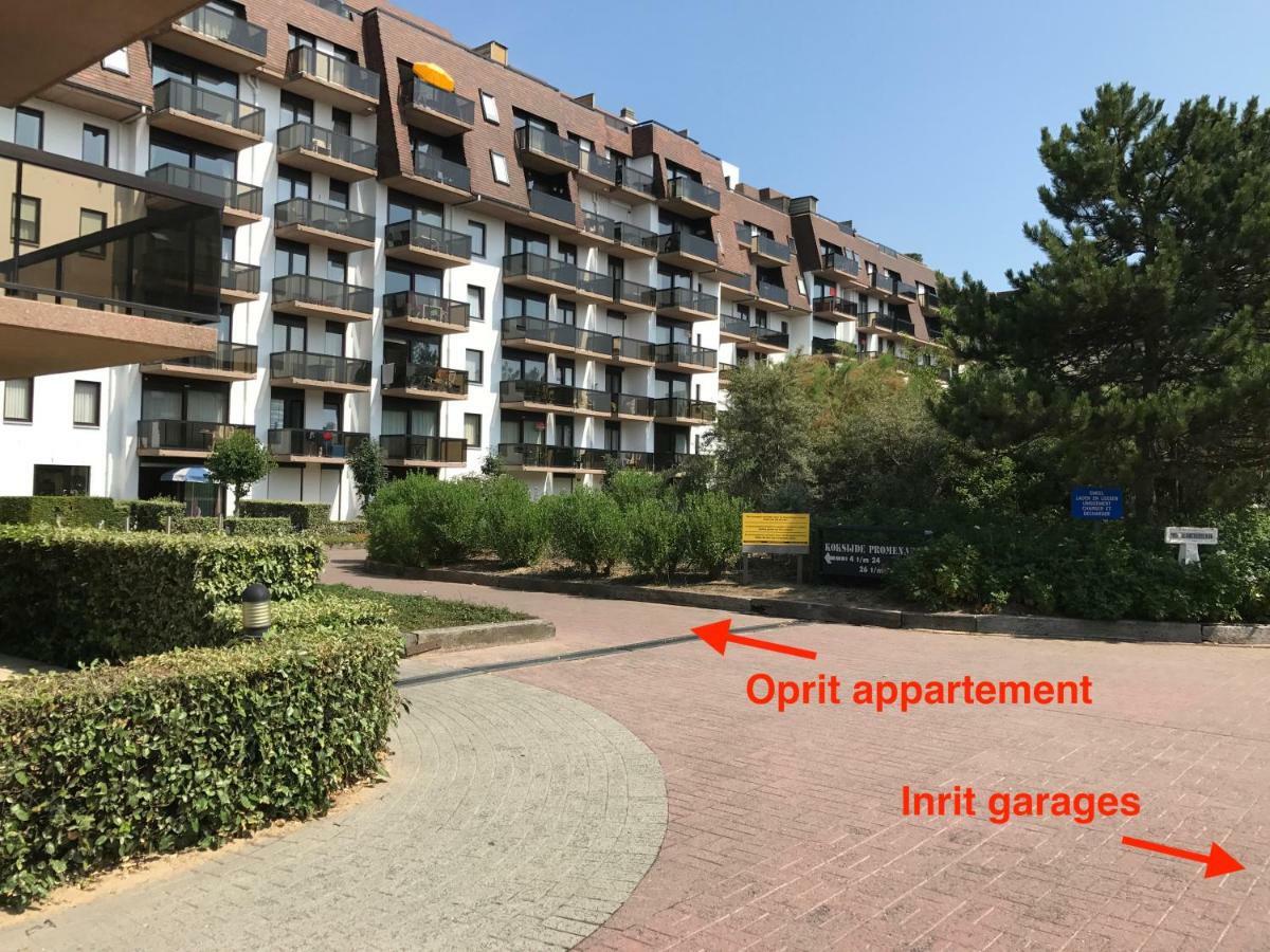 Appartement Met Zeezicht, 2 Balkons N & Z Met Prachtig Verzicht En Een Gratis Parkeerplaats Koksijde Exterior foto